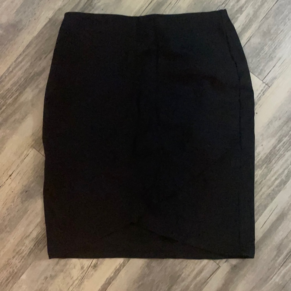 Cece black size small jersey skirt